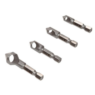 CRL 4 piece Countersink Hex Shank Set