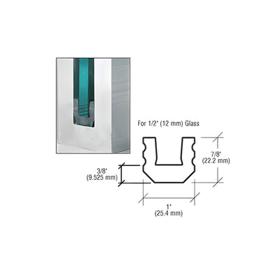 CRL 25' Setting and Centering Block for 1/2" Glass