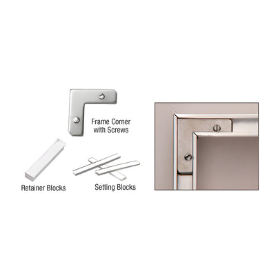 CRL Decorative Mirror Frame Hardware Pack