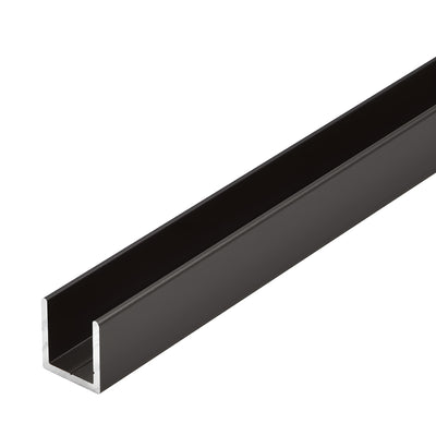CRL Oil Rubbed Bronze 1/2" Fixed Panel Shower Door Deep U-Channel - 95"