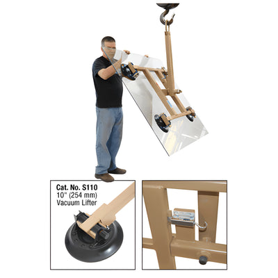 CRL 4 Cup Steel Rotating and Tilting Hand Cup Lifting Frame