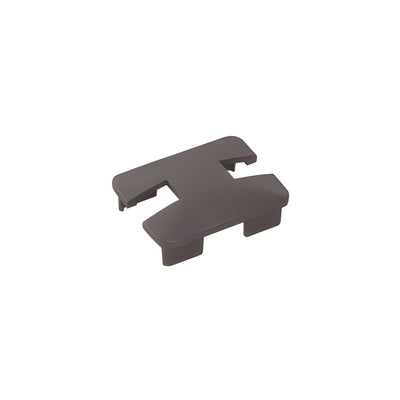 CRL Matte Bronze Notched Cap for 180 Degree Center Post