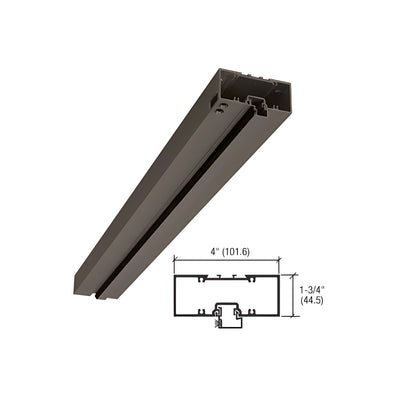 CRL-U.S. Aluminum Bronze Anodized 1-3/4" x 4" 400 Series Right Hand Prepped Door Header