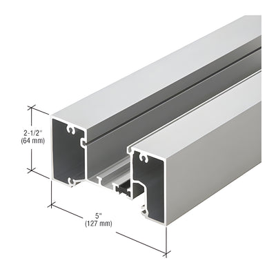 CRL-U.S. Aluminum Head/Jamb Mullion, Thermally Broken, Clear Anodized Class 1 - 24'-2"