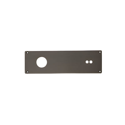 CRL Dark Bronze Cover Plate with Radius Corners for Jackson® Overhead Concealed Closers