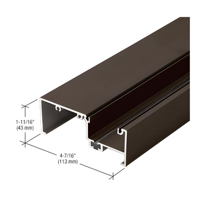 CRL-U.S. Aluminum Sill, Thermally Improved, Bronze Black Anodized - 24'-2"