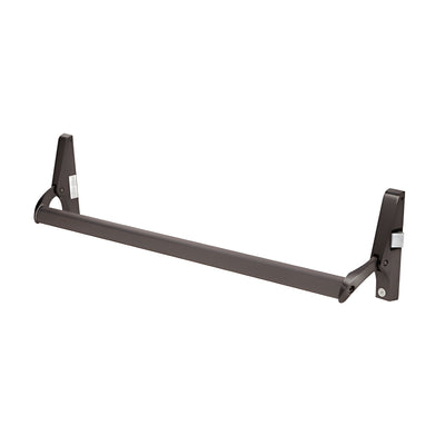 CRL Dark Bronze Cross Bar Panic Exit Device - Right Hand Reverse Bevel Rim
