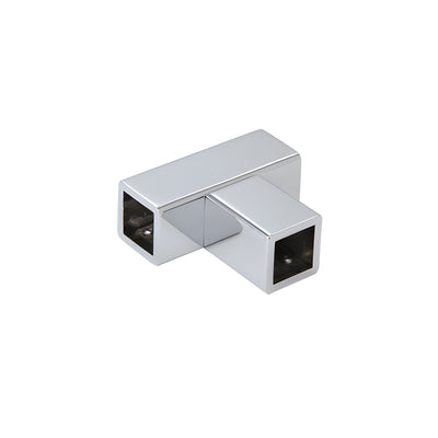 CRL Chrome 'T' Junction Bracket for Square Bar