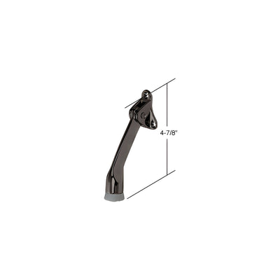 CRL Dark Bronze Door Mounted Stop and Holder