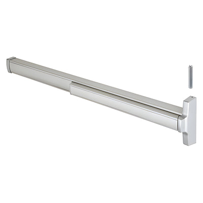 CRL Jackson® Model 2086 with Impact Kit Concealed Vertical Rod Panic Exit Device Right Hand Reverse Bevel Fits 4/0 x 7/0 Door Aluminum Finish
