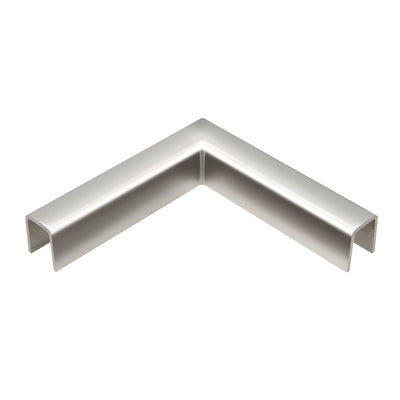 CRL 316 Polished Stainless 90 Degree Horizontal Corner for 11 Gauge Low Profile Cap Railings