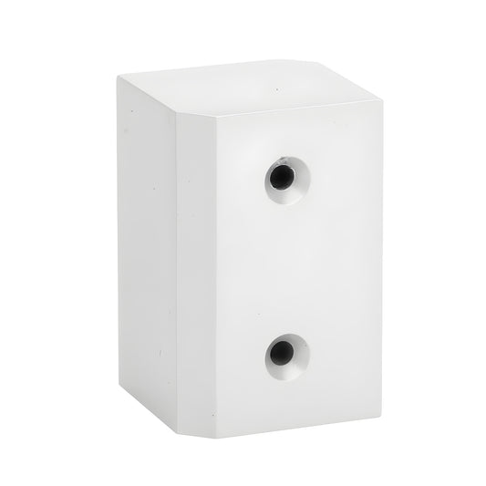 CRL Sky White Surface Mount Strike Plate for Glass Doors