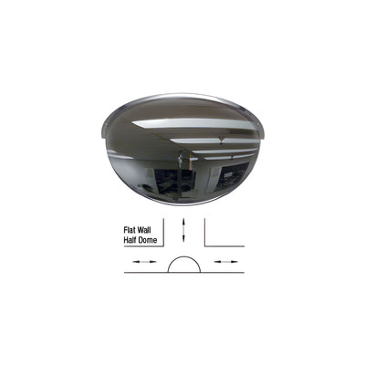 CRL 18" Diameter 180º Acrylic Half Dome Mirror