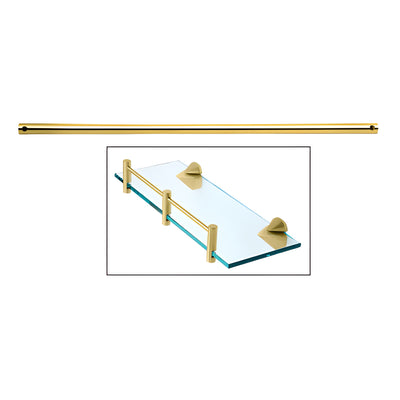 CRL Brass 36" Shelf Rods