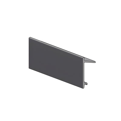 Fallbrook XL Satin Anodized Fixed Panel Clip 236" Length
