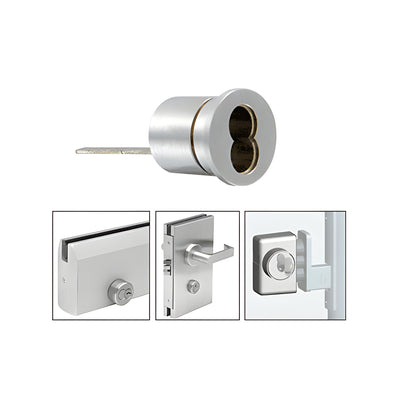 CRL Satin Anodized Rim Cylinder Housings for Small Format Interchangeable Cores (SFIC)