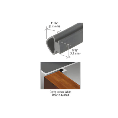 CRL-U.S. Aluminum Door Frame Black Gasket- 750'/RL