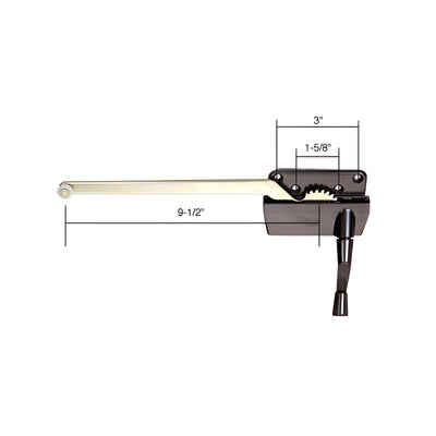 CRL Bronze 9-1/2" Right Hand Casement Window Operator