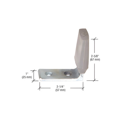 CRL Floor Mounted Heavy Duty Angle Stop With Rubber Bumper