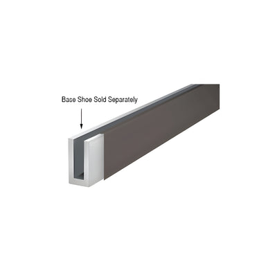 CRL Black Bronze Anodized 120" Cladding for W5B Series Windscreen and Smoke Baffle Base Shoe