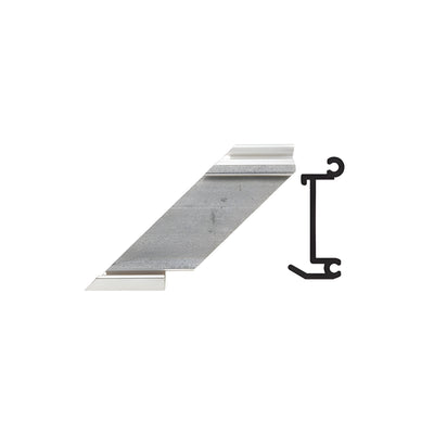 CRL-U.S. Aluminum Left Hand Anchor Clip, 90º Outside Corner - 4/Pk