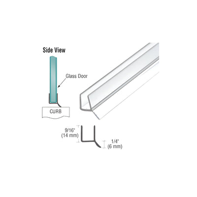 CRL Dual Durometer PVC Seal and Wipe for 3/8" Glass