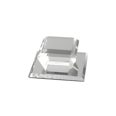 CRL Acrylic Hand Cut Square Stick-On Mirror Pull