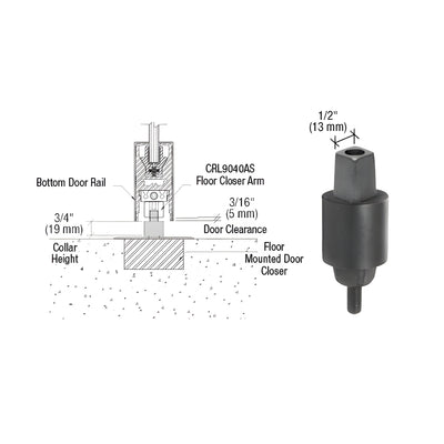 CRL 3/4" Collar Height "Mab" Type Spindle