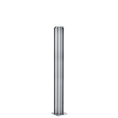 CRL Satin Anodized 18" Corner Design Series Partition Post