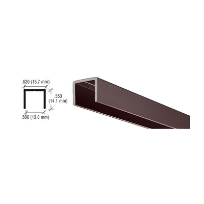 CRL Duranodic Bronze Aluminum 1/2" U-Channel