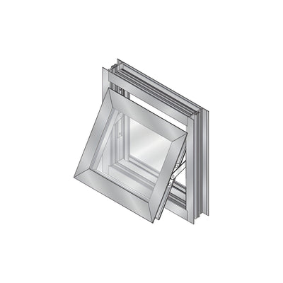 CRL-U.S. Aluminum Class I Bronze Anodized 7200 Series Project-Out Bottom Vent Window