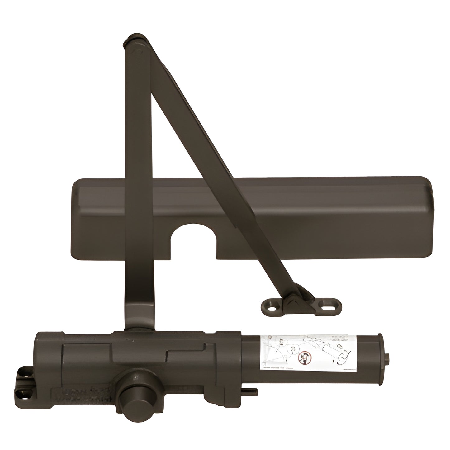 LCN Dark Bronze Grade 1 Adjustable Delayed Surface Door Closer 1-6