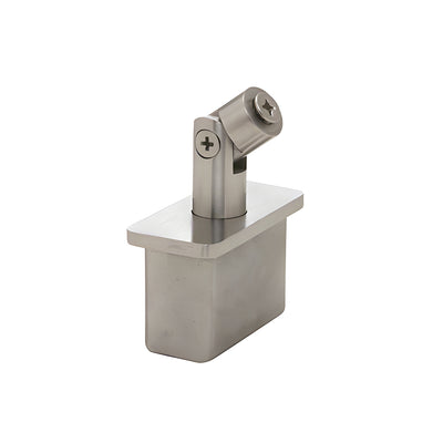 CRL 316 Brushed Stainless 1" x 2" Vertically Adjustable Post Cap for Saddles