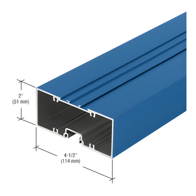 CRL-U.S. Aluminum Custom KYNAR® Paint Hollow Door Header, Custom Paint - 21'-4"