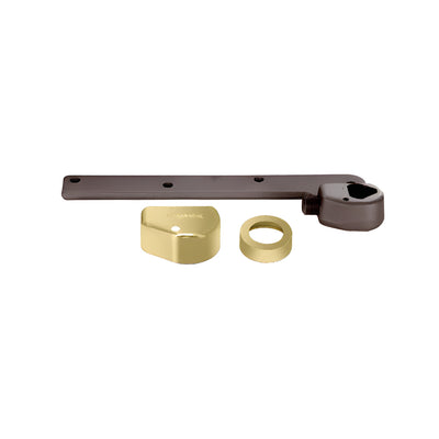 Rixson® Polished Brass Left Hand 3/4" Offset Bottom Arm
