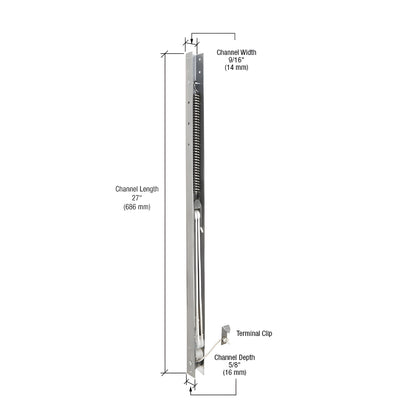 CRL 27" Window Channel Balance - 2620 or 26-2