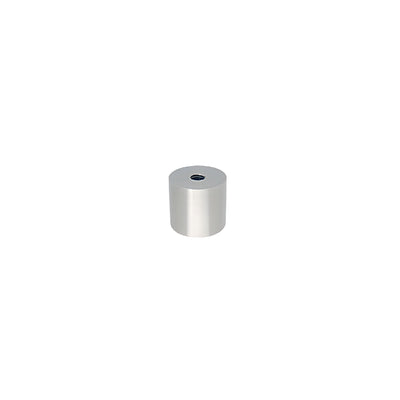 CRL 316 Brushed Stainless Clad Aluminum Standoff Base 1-1/2" Diameter by 1" Long