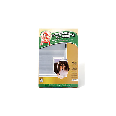 CRL White Screen-Guard Pet Door - Extra Large
