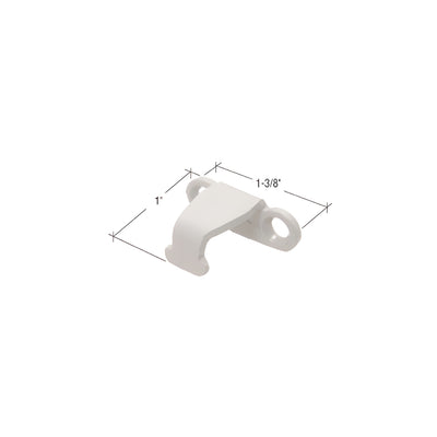 CRL Gray Sash Lock Keeper - 1" Projection