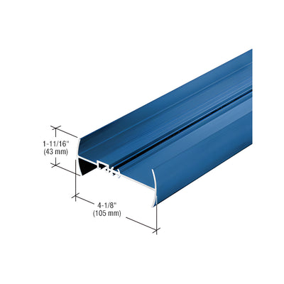 CRL-U.S. Aluminum Hub Mullion, Variable 0 to 24 Degrees, Custom Paint - 24'-2"