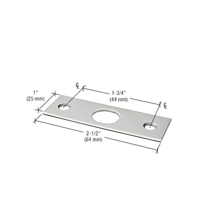 CRL Brushed Stainless Strike Plate