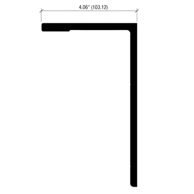 CRL-U.S. Aluminum StormWall XL L-Anchor Used With XL500 and XL510 Mullions - Pk/10