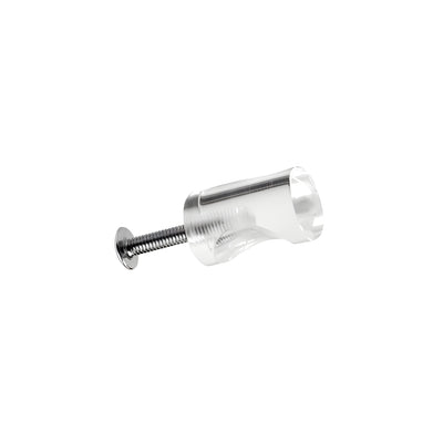 CRL Clear Acrylic Whistle Pull with Screw