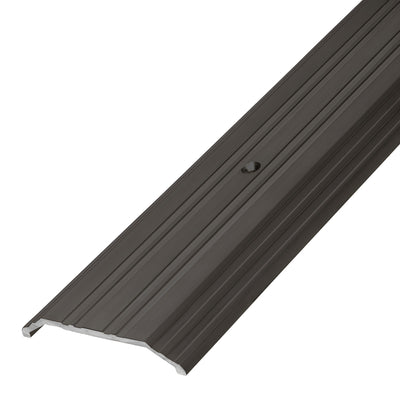 CRL Dark Bronze 4" x 1/2" Saddle Aluminum Threshold - 185" in Length