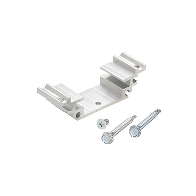 CRL-U.S. Aluminum Head Anchor Clip with Screws - 20/Pk