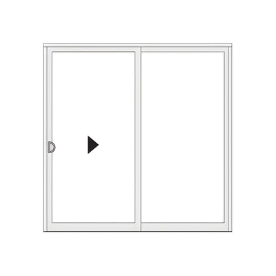 CRL-U.S. Aluminum Clear Anodized Series 3000 High Performance Sliding Doors