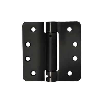 CRL 4" x 4" Antique Bronze Heavy-Duty Spring Hinge - 1/4" Radius