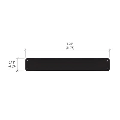 CRL-U.S. Aluminum StormWall XL EPDM Setting Block for 1-5/16" Glazing - Pk/100