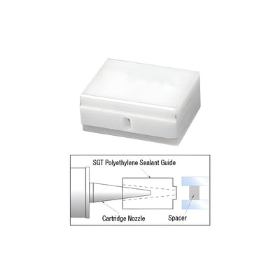 CRL 1/2" Polyethylene Sealant Guide