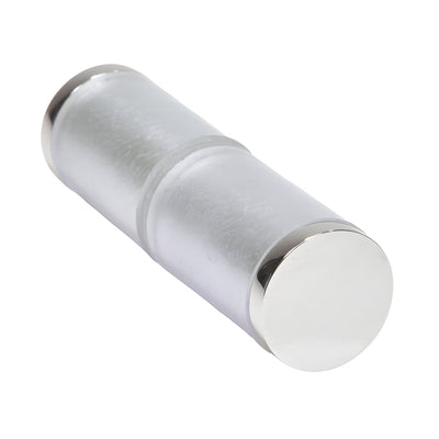 CRL Polished Chrome Cylinder Style Back-to-Back Shower Door Knobs With Plastic Sleeve